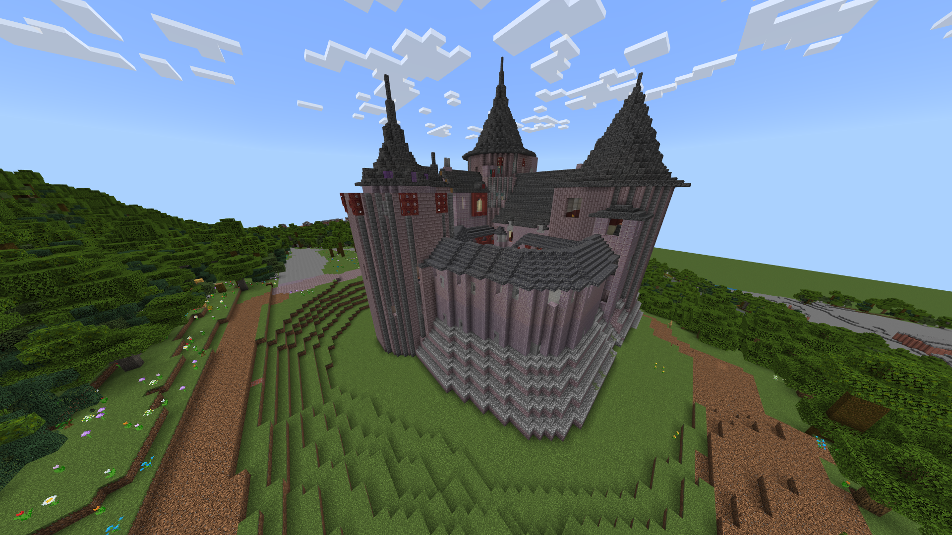 Castell Coch courtyard