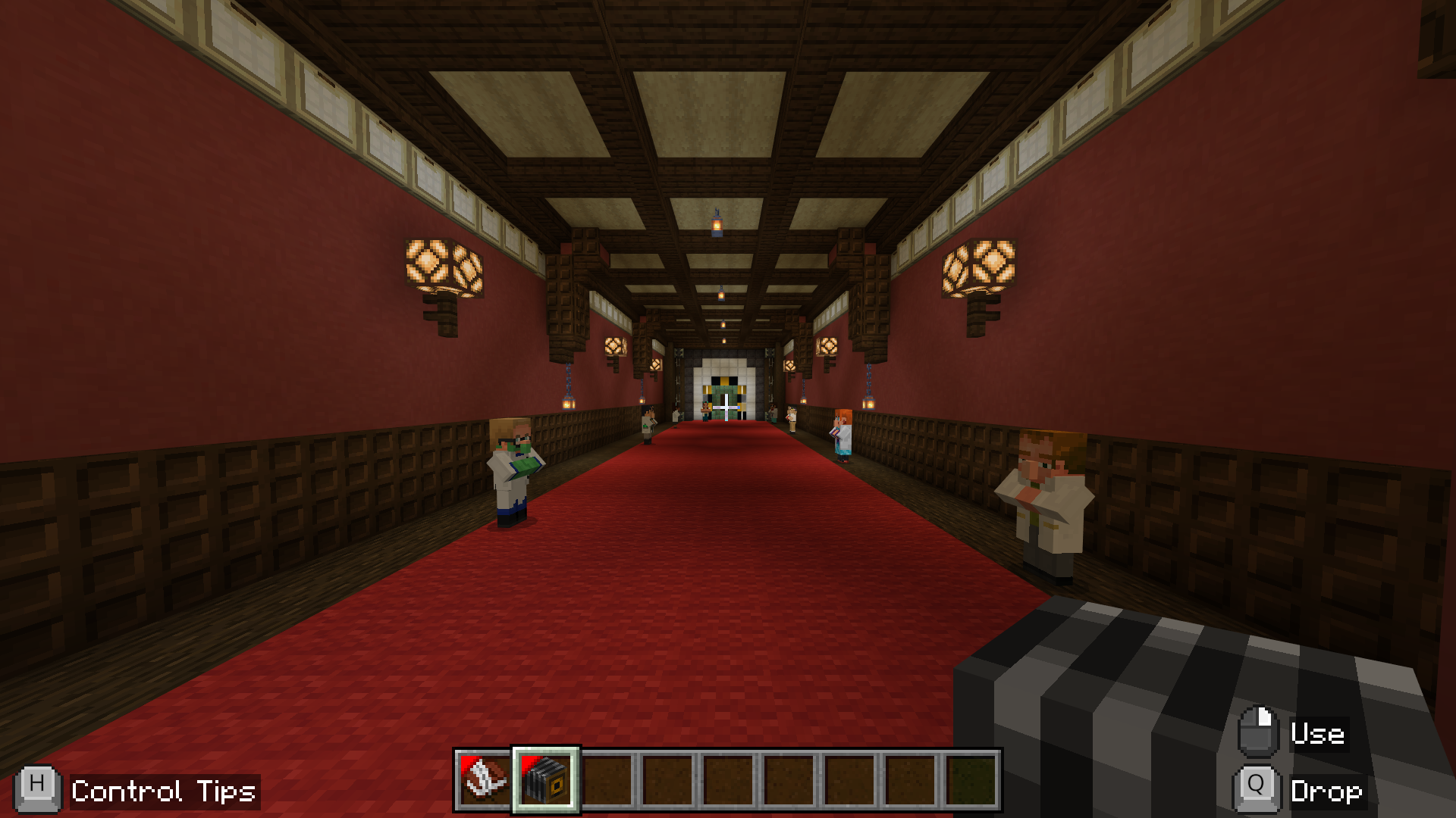Author quiz hallway