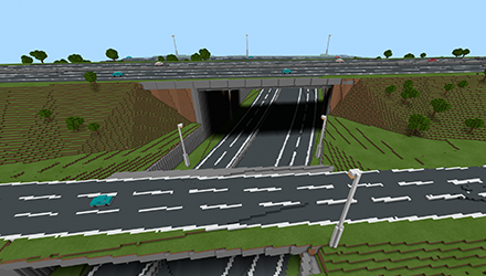 National Highways — 12 road-project worlds in Minecraft