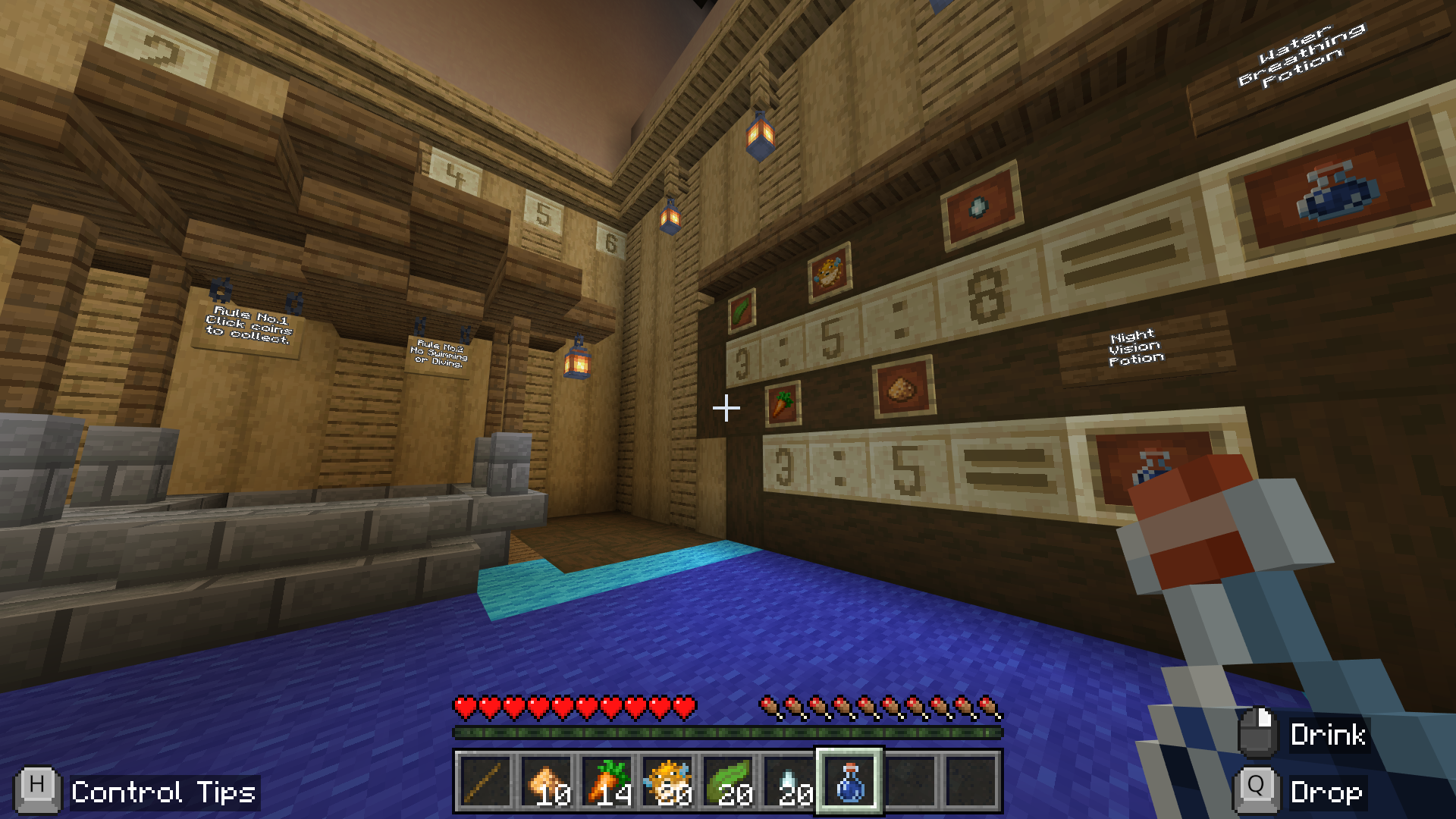 Potion mixing laboratory