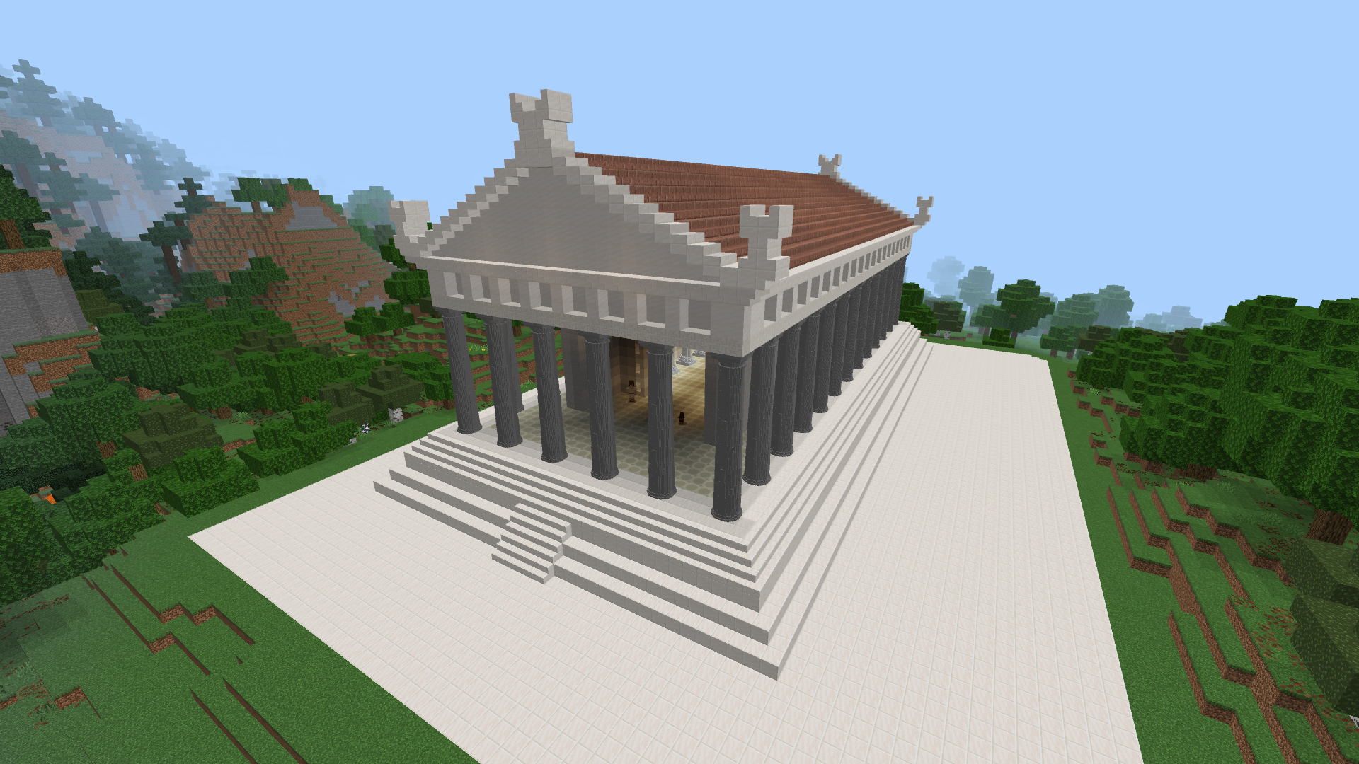 Temple of Zeus from above